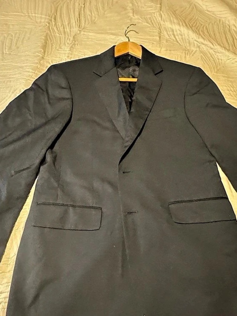 Stafford Men's Black Sport Coat Like New 40R